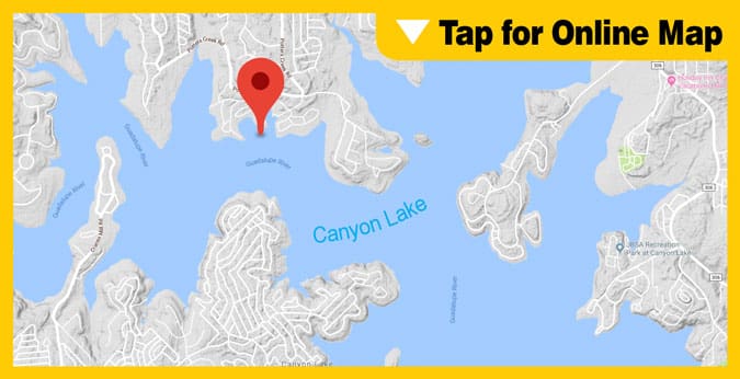 Canyon Lake HOTSPOT: Potters Creek Park Area