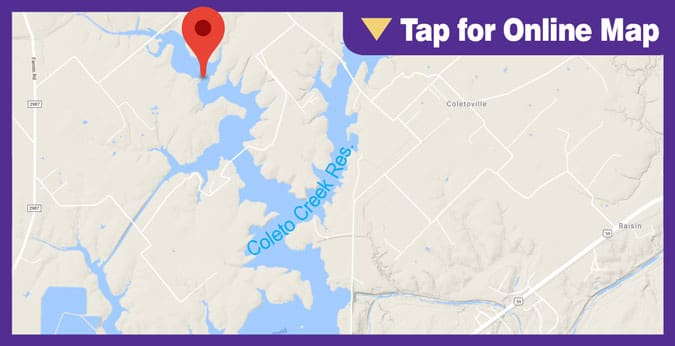 Coleto Creek Lake HOTSPOT: Main Lake