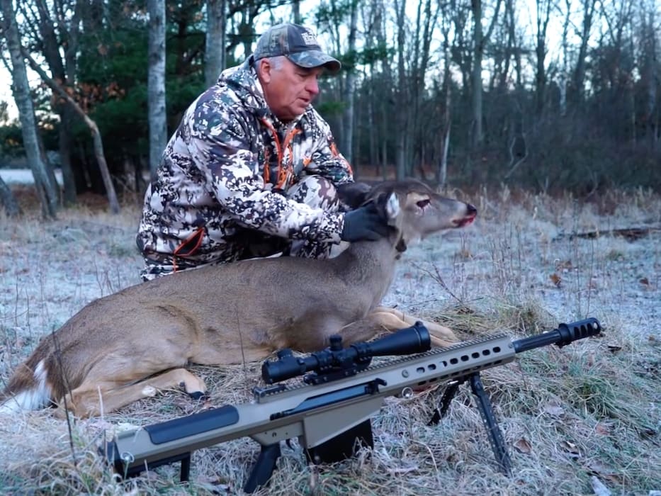Deer Headshot with 50BMG