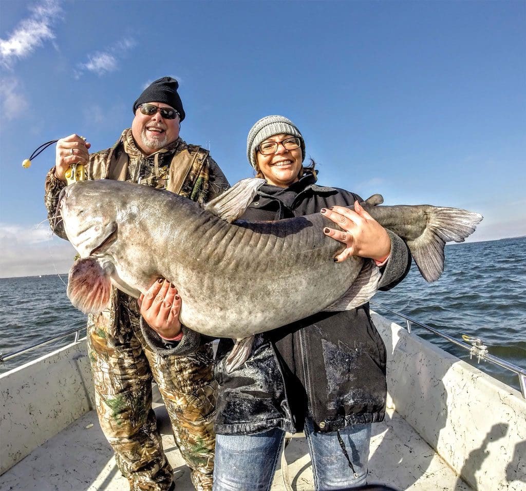Tawakoni guide Andrew Taylor’s clients have boated a lot of giants like this.