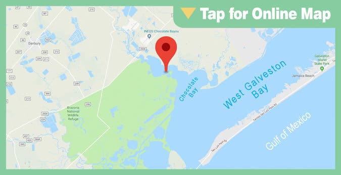 Chocolate Bay HOTSPOT: Chocolate Bayou