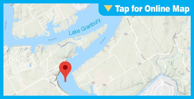 Lake Granbury HOTSPOT: Deep water ledge on the lower ends