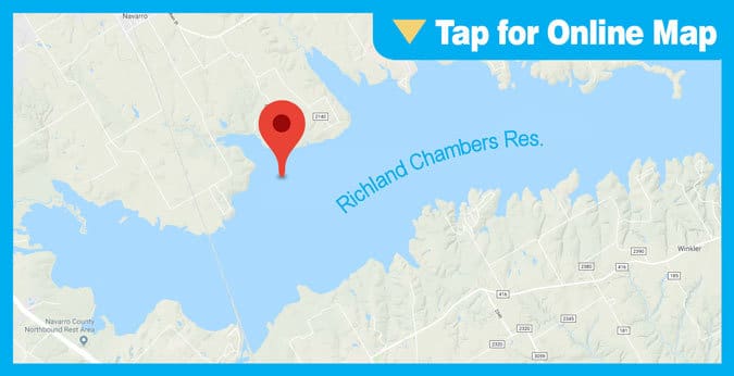 Richland Chambers Lake HOTSPOT: Crab Creek