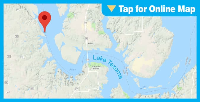Lake Texoma HOTSPOT: Paw Paw Creek and Willis Bridge