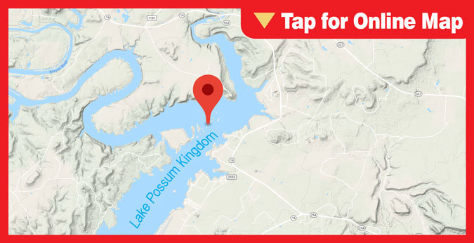 Lake Possum Kingdom HOTSPOT: Carter Island
