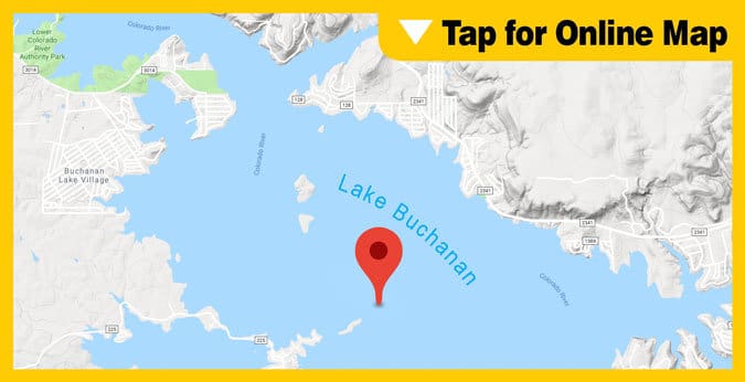 Lake Buchanan HOTSPOT: Paradise Point and Rocky Point Areas