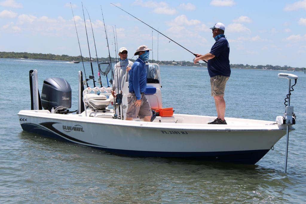 casting for fish