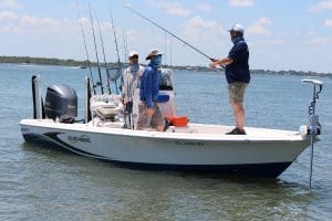casting for fish