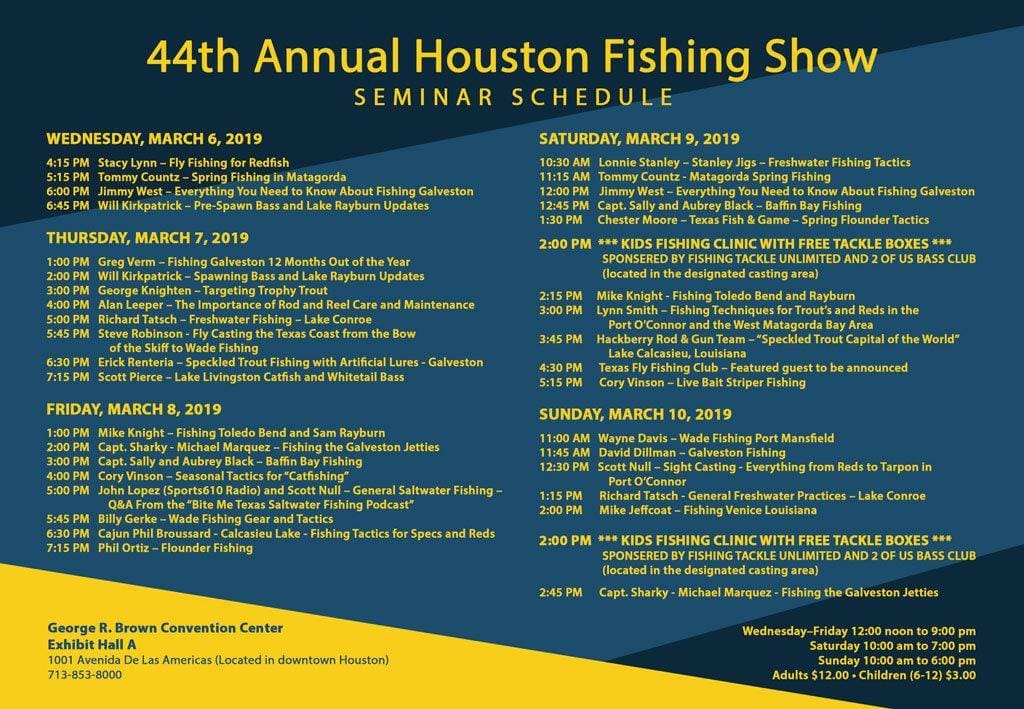 44th Annual Houston Fishing Show