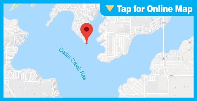 Cedar Creek Lake: Main Lake Docks