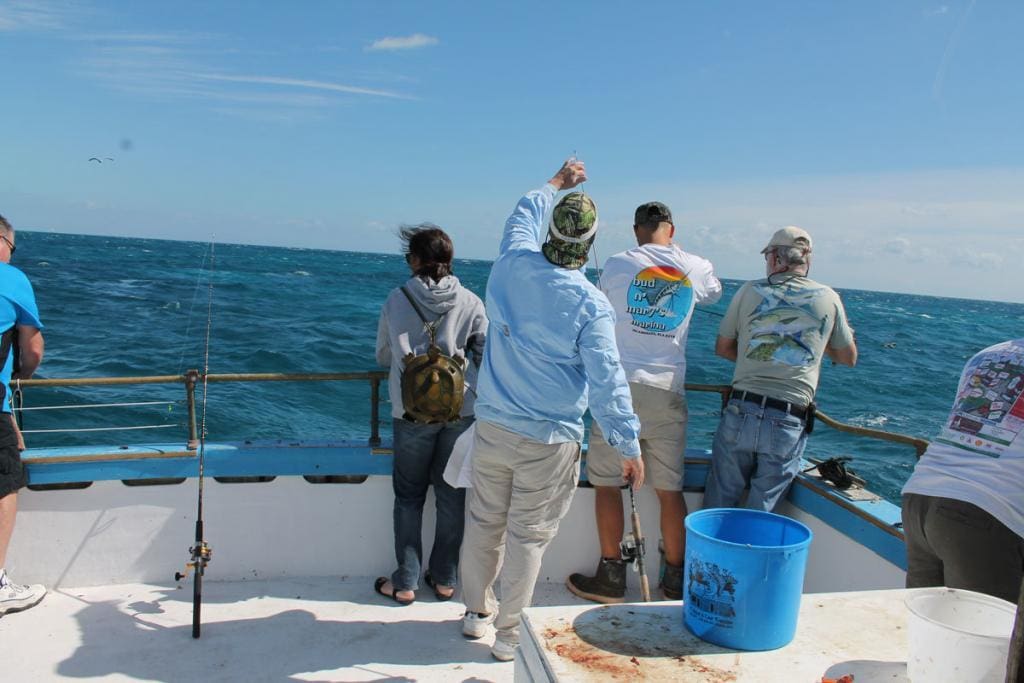 fishing on a party boat