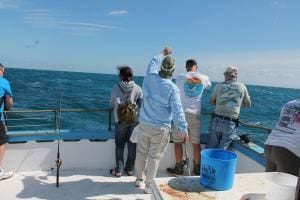 fishing on a party boat