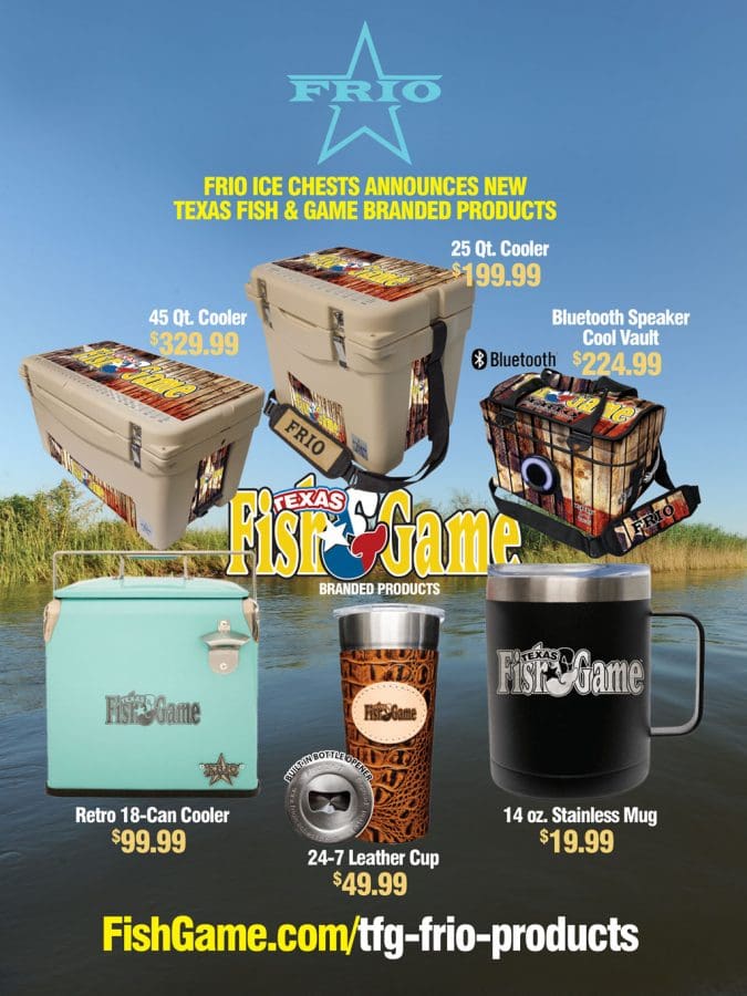 Texas Fish & Game Frio Products