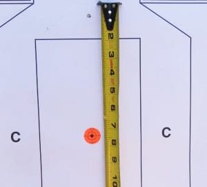 Resting on the rifles barrel results in a huge miss