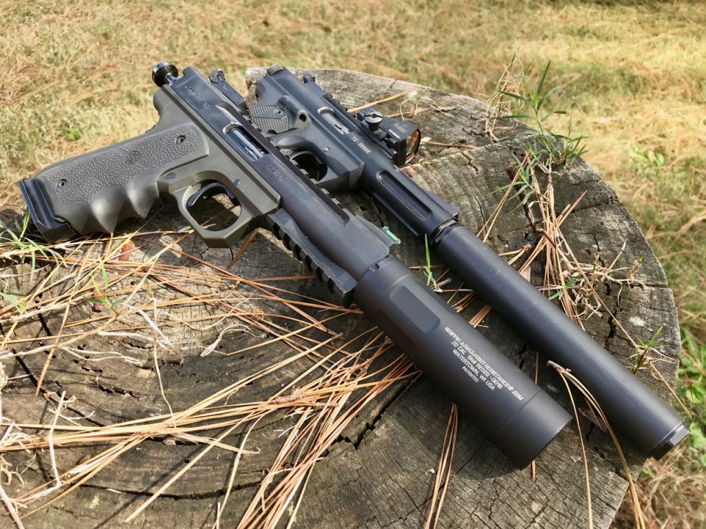 Griffin Resistance 22M beside a slimmer Bowers USS22