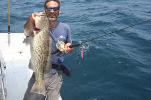 grouper on jig