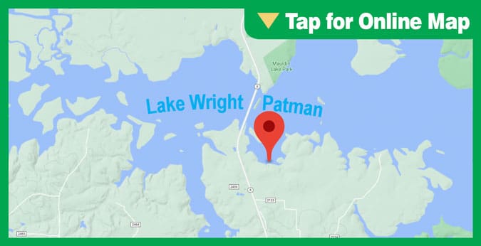 Lake Wright Patman: Burns Island / Oil Well Slough