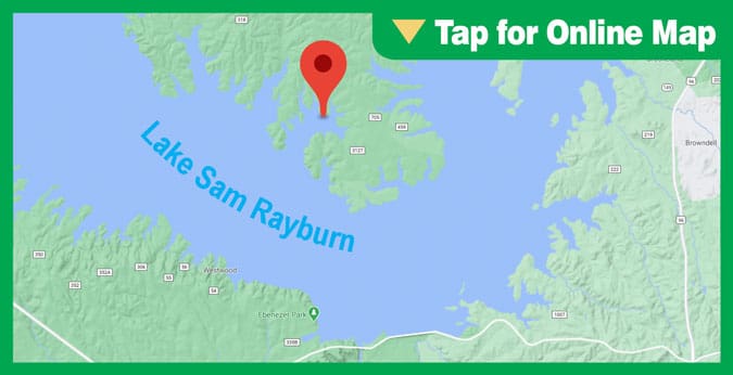 Lake Sam Rayburn: Five Fingers