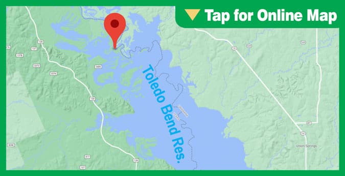 Toledo Bend: Sabine River, Government Ditch