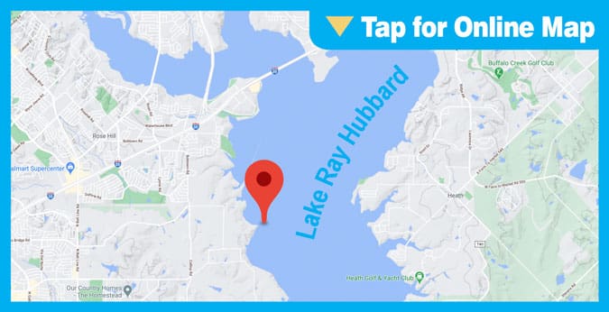 Lake Ray Hubbard: Main Lake Points