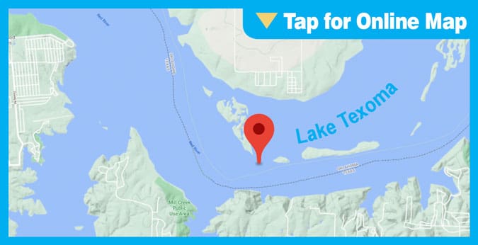 Lake Texoma: Mill Creek cut