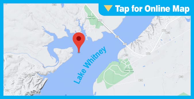 Lake Whitney: Striper Point