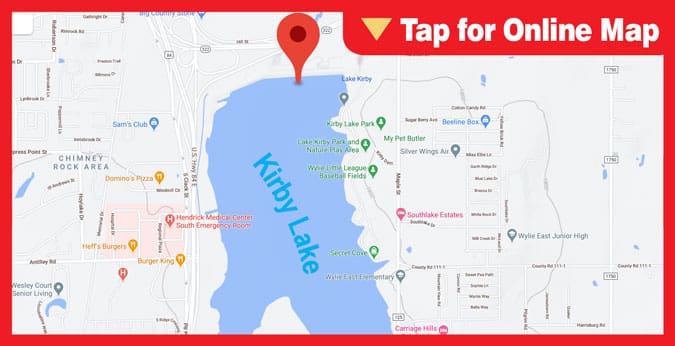 LOCATION: Kirby Lake: Dam