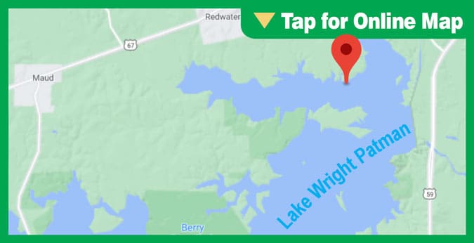 Lake Wright Patman: Big Creek Cove Points
