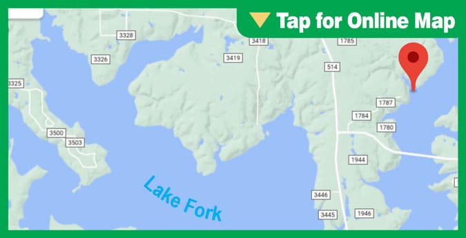Lake Fork: Main Lake Creeks