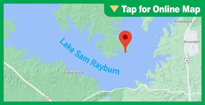 Lake Sam Rayburn: Little Farmer Flats