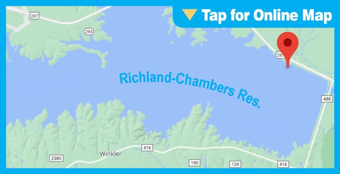 Richland Chambers Lake: 309 Flats