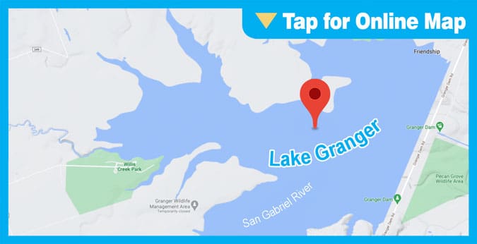 Granger Lake: Main Lake Brush Piles