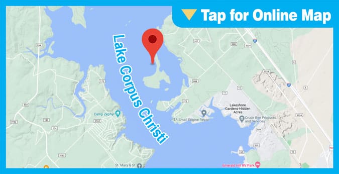 Lake Corpus Christi: Main Islands