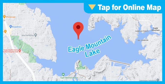 Eagle Mountain Lake: Deep water hump