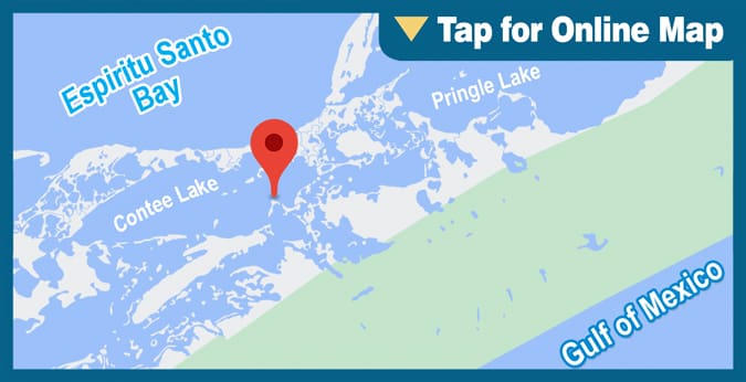 Espiritu Santo Bay: Contee Lake