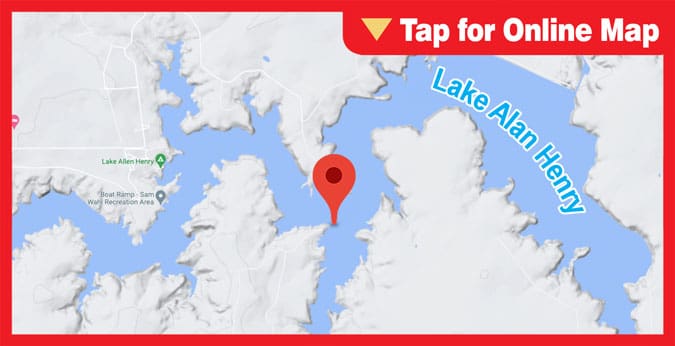 Lake Alan Henry: Main Lake Creeks