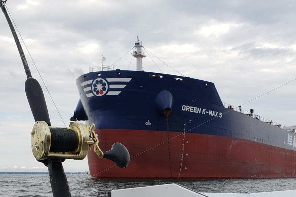 ship at anchor