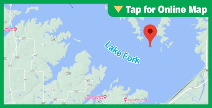 Lake Fork: Main Lake Humps and Points