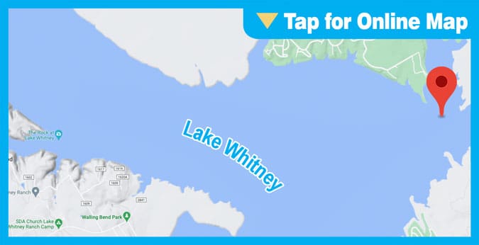 Lake Whitney: Whitney Hump and Hwy 22 Road Bed