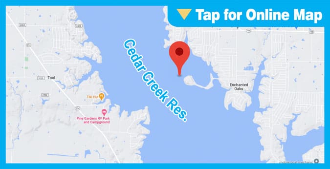 Cedar Creek Lake: Main Lake