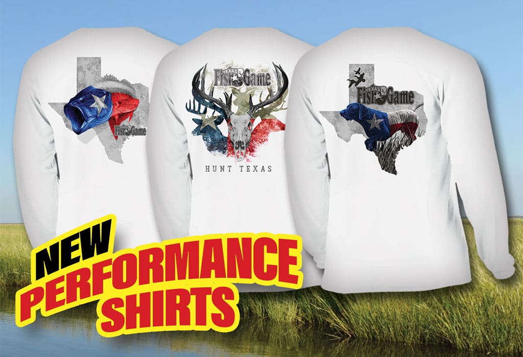 Shirts July/August 2024 - Texas Fish & Game Magazine