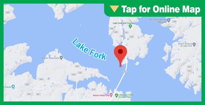 Lake Fork: Main Lake Points and Ridges