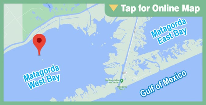 Matagorda West Bay: Shell Island
