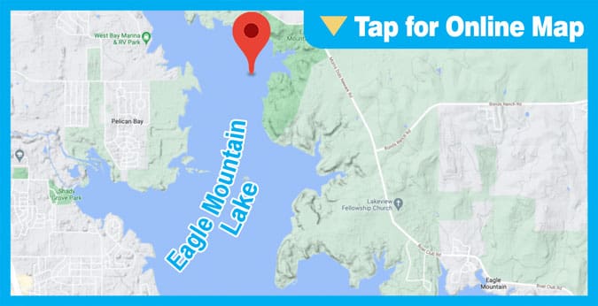 Lake Eagle Mountain: Channel edges