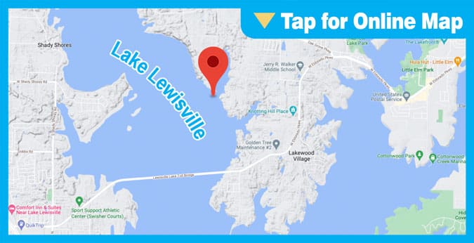 Lake Lewisville: Yacht Club Point