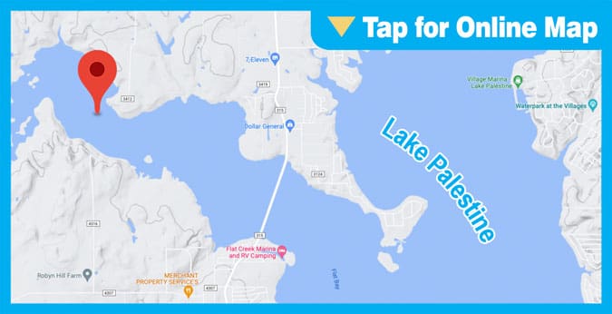Lake Palestine: Flat Creek and Saline Creek