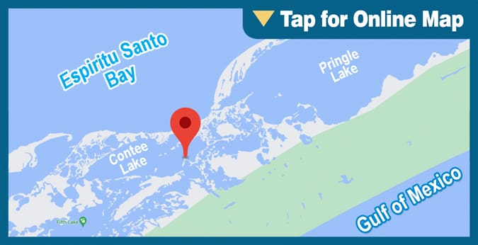 Espiritu Santo Bay: Contee Lake