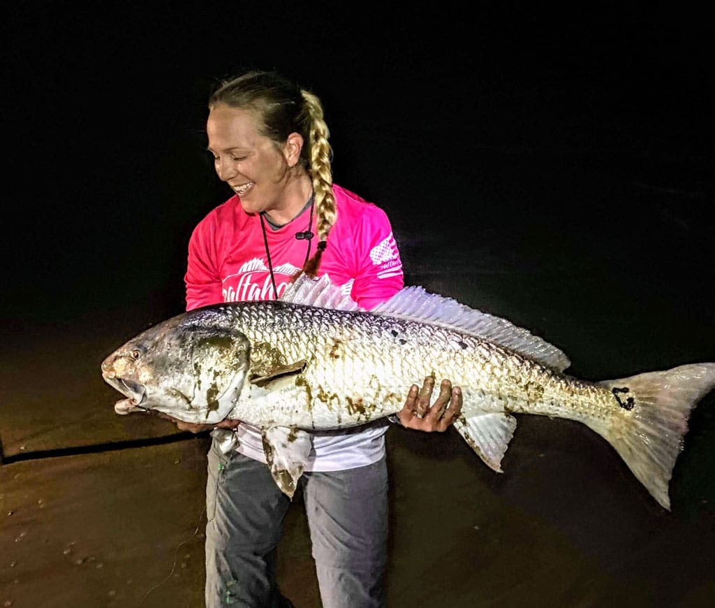 Bull redfish are the king of the surf during early fall