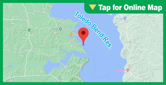 Lake Toledo Bend: Still Water to Bayou Seipe