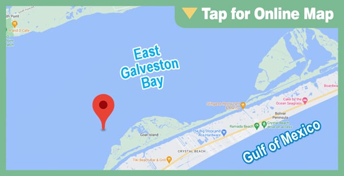 Galveston East Bay: Tide Gauge Reef